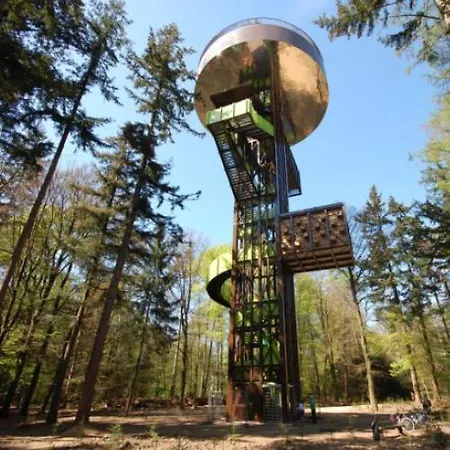 Horská chata Rustiek Boschalet Sven Veluwe Met Omheinde Tuin Putten