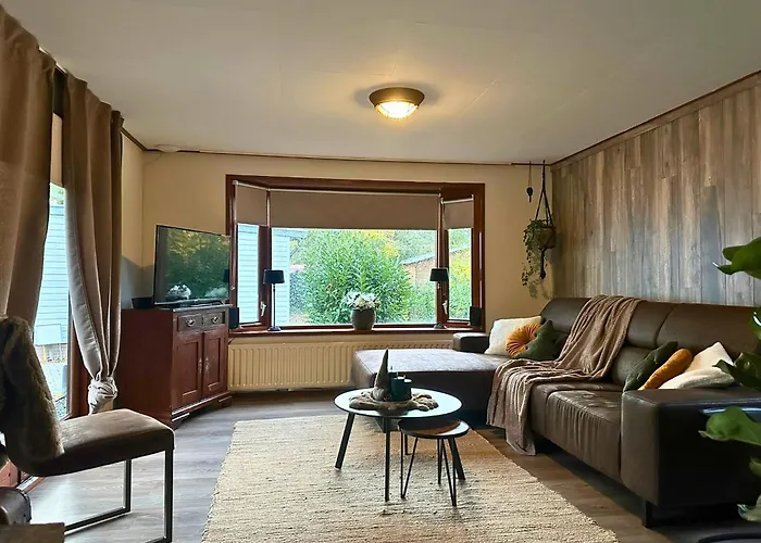 Rustiek Boschalet Sven Veluwe Met Omheinde Tuin Putten